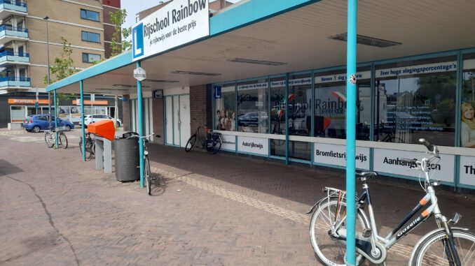 Fout gestalde fietsen op het Stationsplein